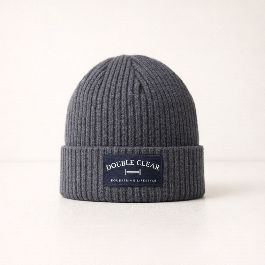Double Clear Cuffed Beanie