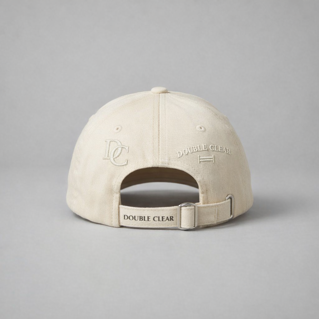 Double Clear Structured Cap — back view