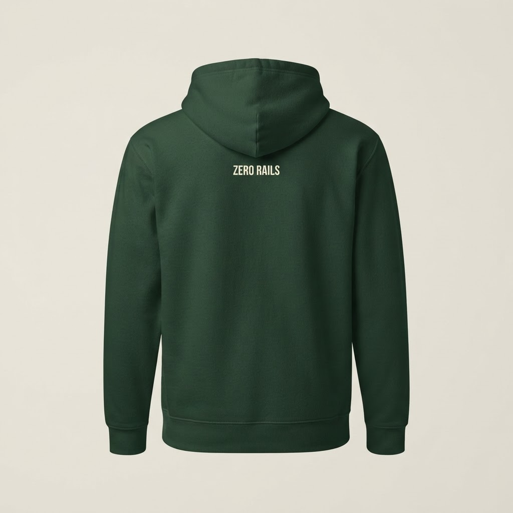 Focus. Jump. Clear. Hoodie — back view