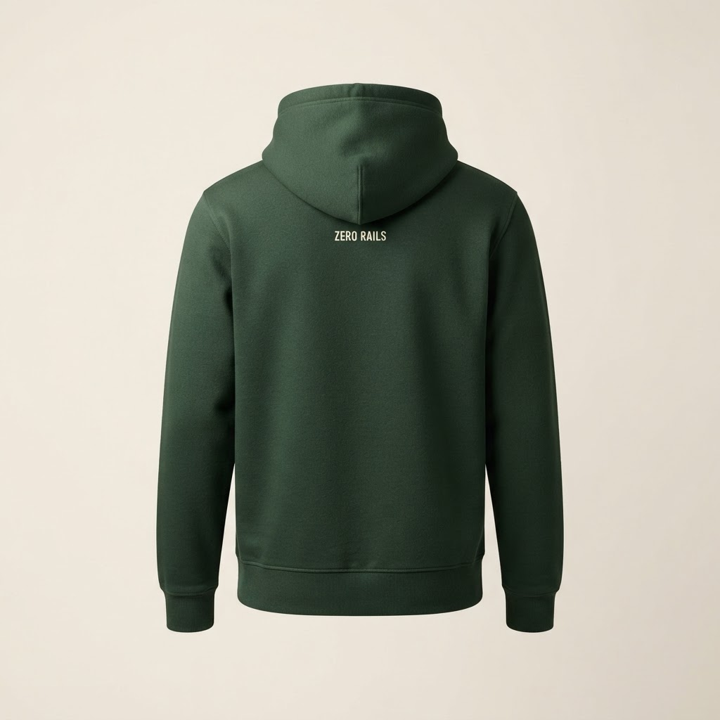 Hunter Math Hoodie — back view