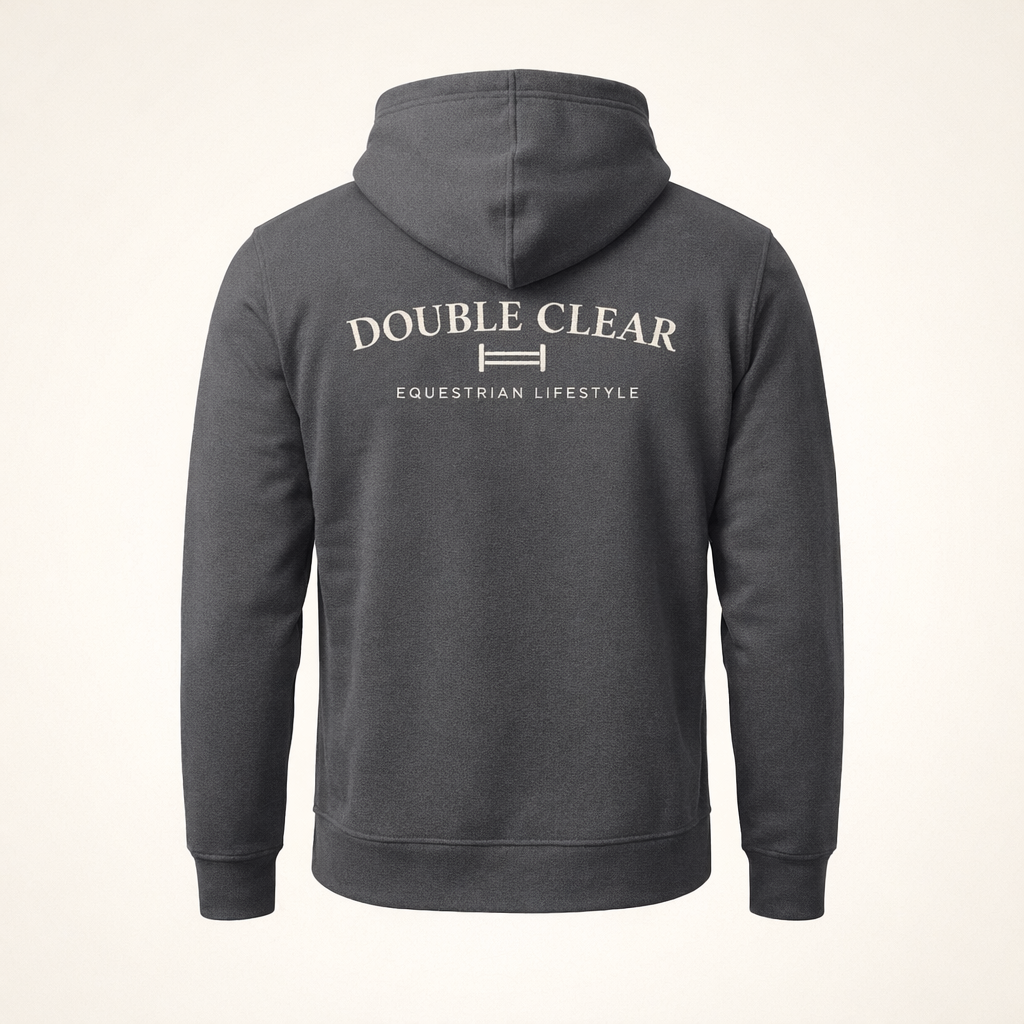 Double Clear Warm-Up Hoodie — back view