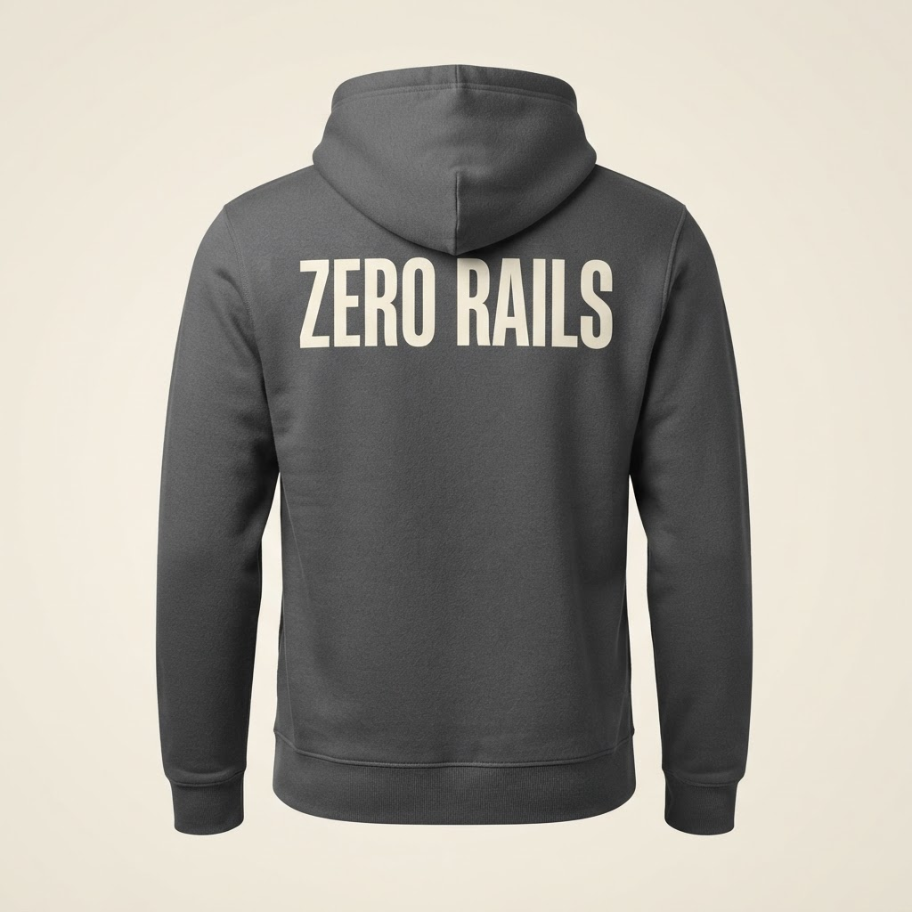 Zero Rails Warm-Up Hoodie — back view