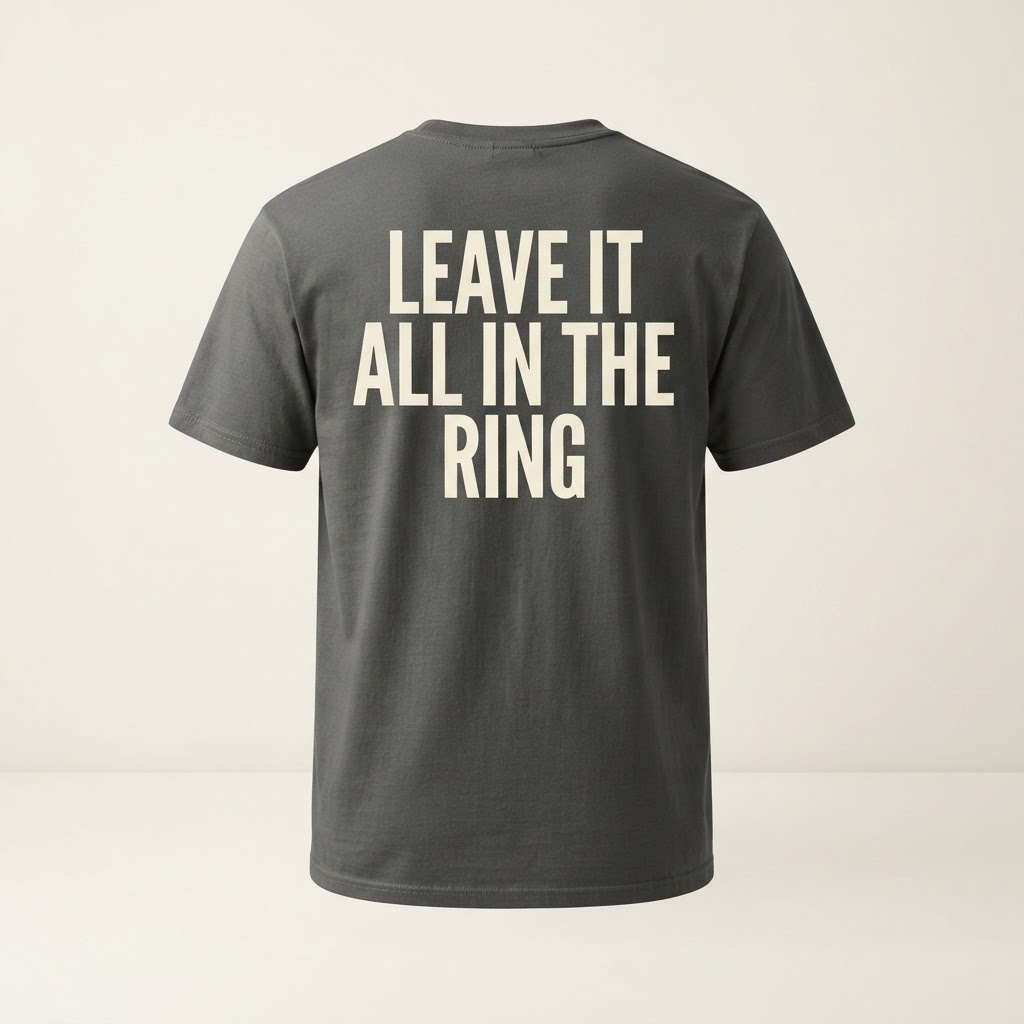 Leave It All In The Ring — back view
