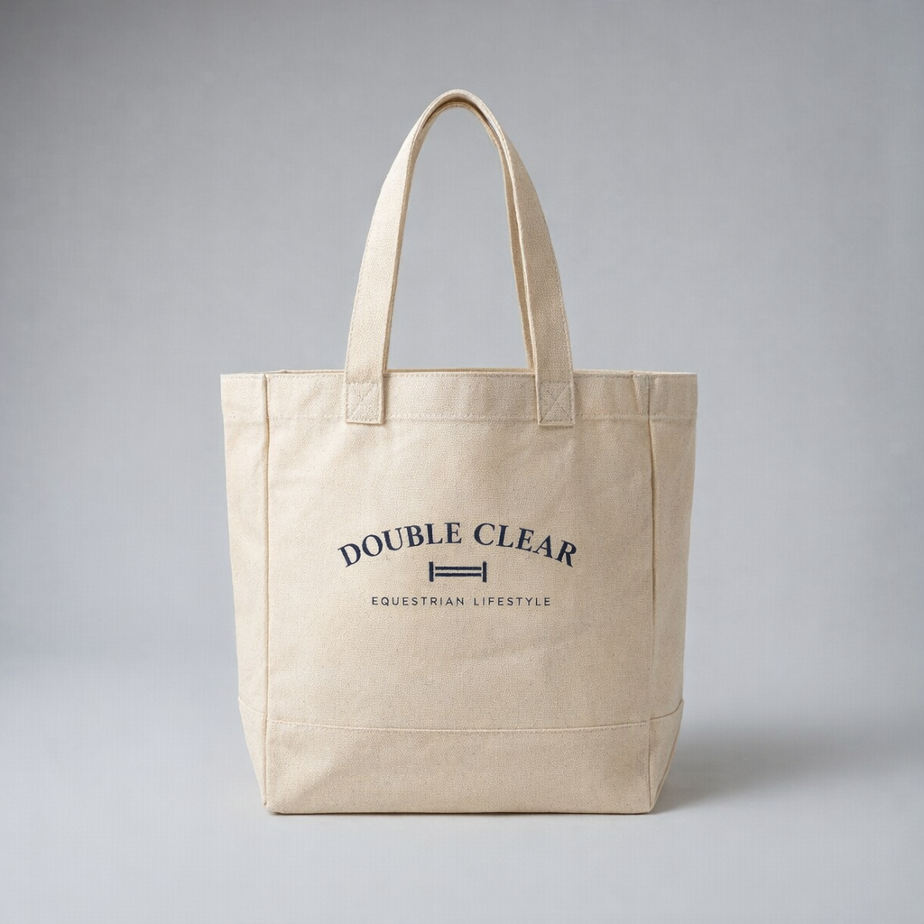 Double Clear Canvas Tote